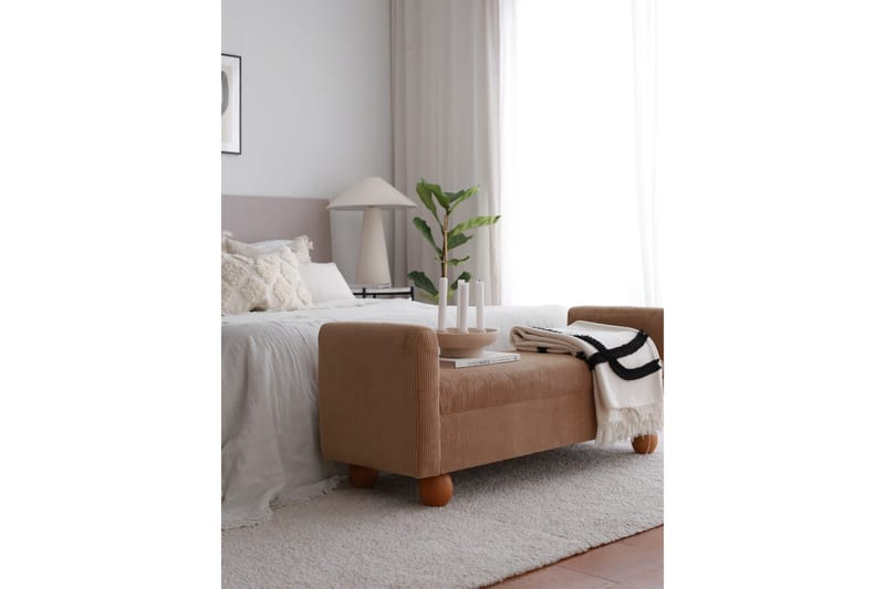 Sandikli Sittpuff 115 cm - Camel - Möbler - Fåtölj & stolar - Pall & puff - Sittpuff