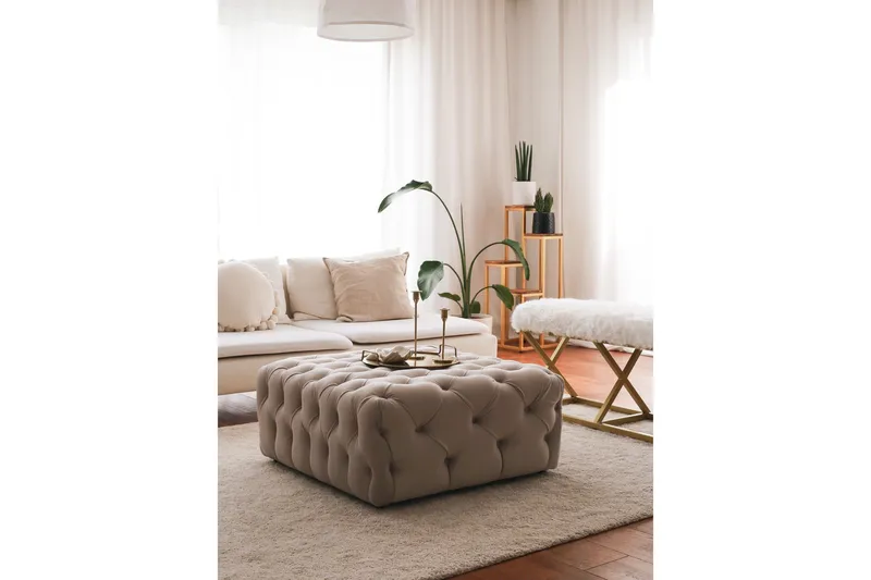 Seban Sittpuff 80 cm, Cream