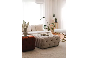 Seban Sittpuff 80 cm - Cream - Möbler - Fåtölj & stolar - Pall & puff - Sittpuff