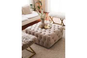 Seban Sittpuff 80 cm - Cream - Möbler - Fåtölj & stolar - Pall & puff - Sittpuff