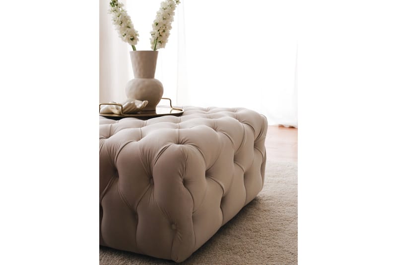 Seban Sittpuff 80 cm - Cream - Möbler - Fåtölj & stolar - Pall & puff - Sittpuff