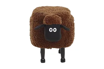 Sheep Sittpuff med Förvaring - Brun - Möbler - Fåtölj & stolar - Pall & puff - Sittpuff