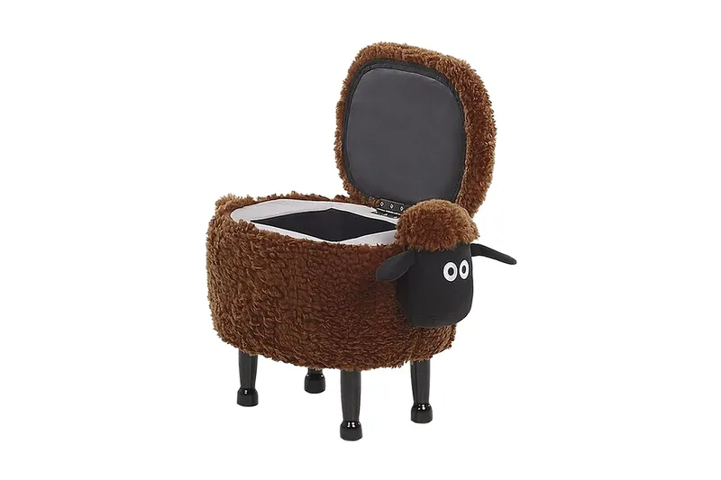 Sheep Sittpuff med Förvaring - Brun - Möbler - Fåtölj & stolar - Pall & puff - Sittpuff