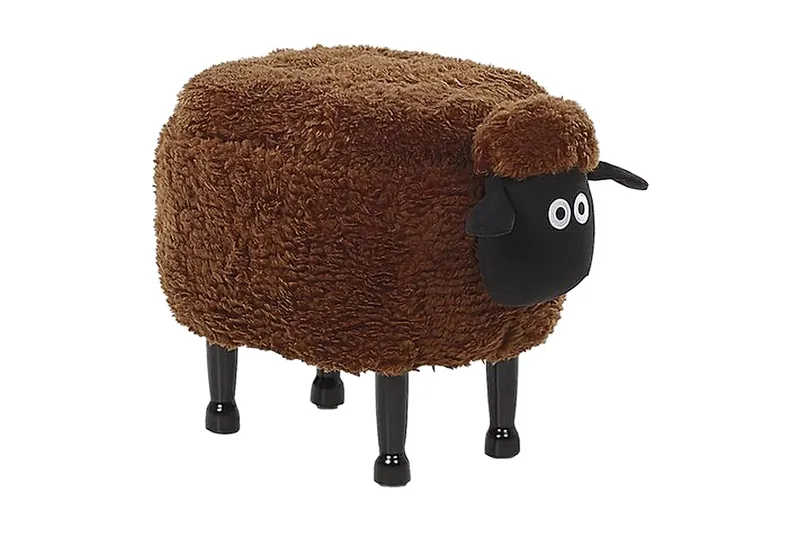 Sheep Sittpuff med Förvaring, Brun