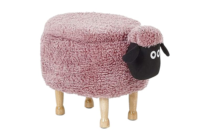 Sheep Sittpuff med Förvaring, Rosa