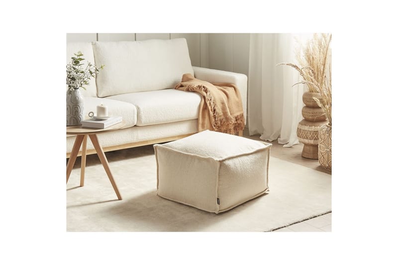 Sittpuff Sherali Beige - Beige - Möbler - Fåtölj & stolar - Pall & puff - Sittpuff
