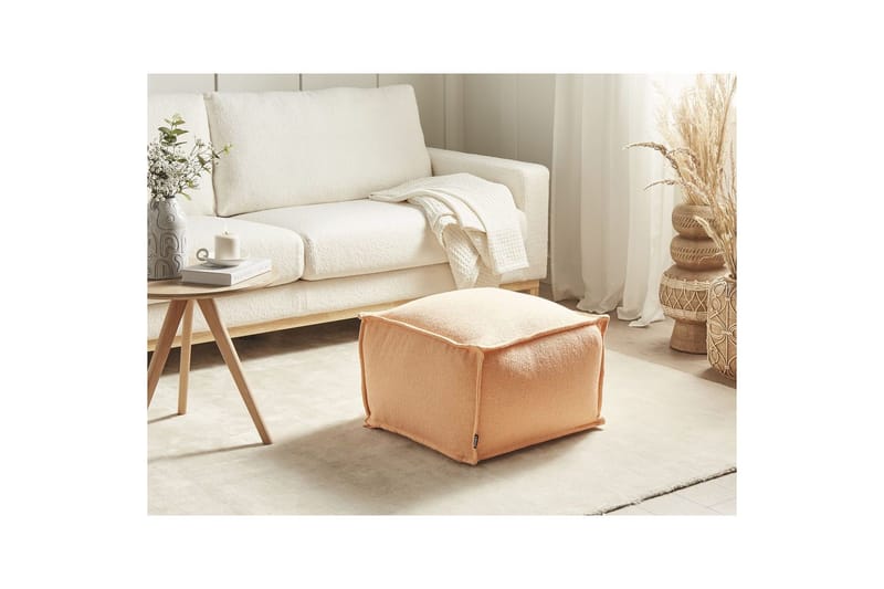Sittpuff Sherali Orange - Orange - Möbler - Fåtölj & stolar - Pall & puff - Sittpuff