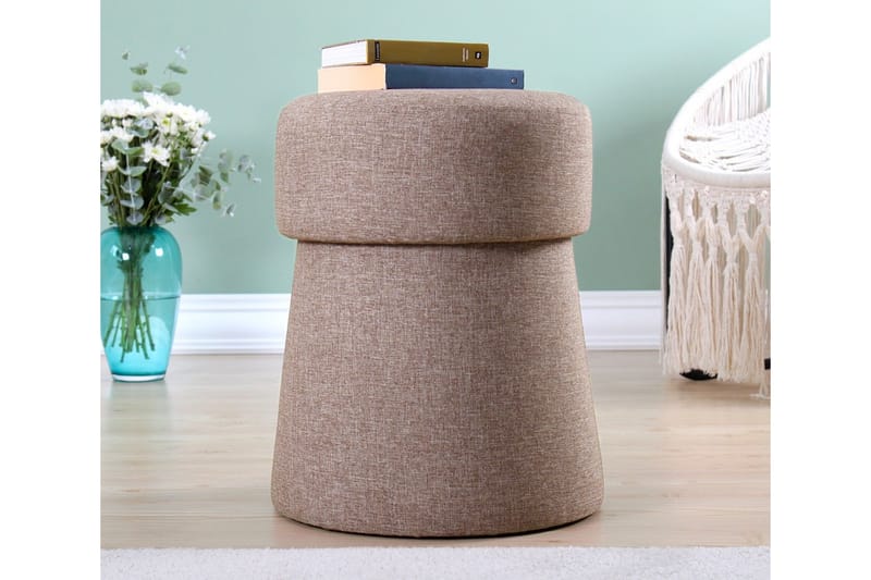 Sittpuff Alamogordo 40 cm - Brun - Möbler - Fåtölj & stolar - Pall & puff - Sittpuff