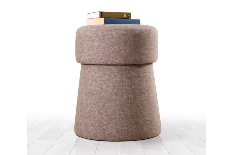 Sittpuff Alamogordo 40 cm - Brun - Möbler - Fåtölj & stolar - Pall & puff - Sittpuff