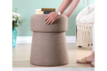 Sittpuff Alamogordo 40 cm - Brun - Möbler - Fåtölj & stolar - Pall & puff - Sittpuff