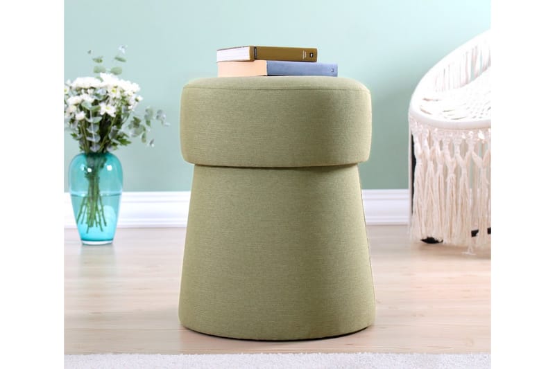 Sittpuff Alamogordo 40 cm - Grön - Möbler - Fåtölj & stolar - Pall & puff - Sittpuff