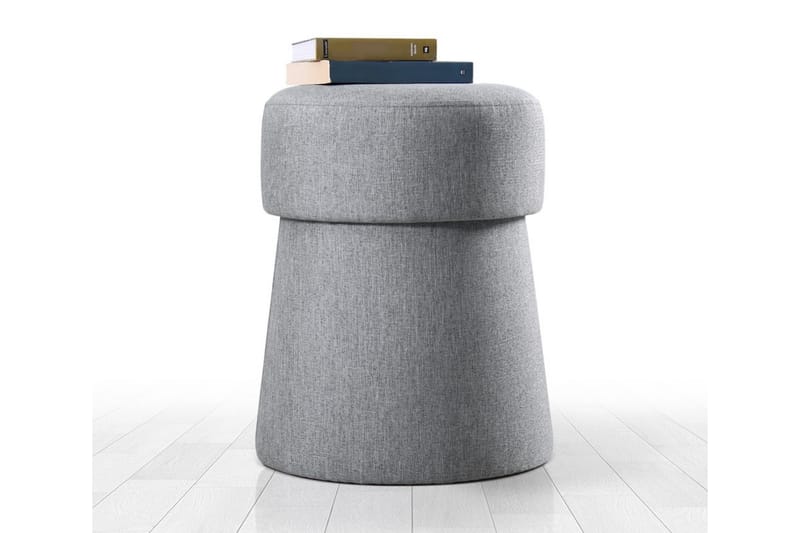 Sittpuff Alamogordo 40 cm - Ljusgrå - Möbler - Fåtölj & stolar - Pall & puff - Sittpuff