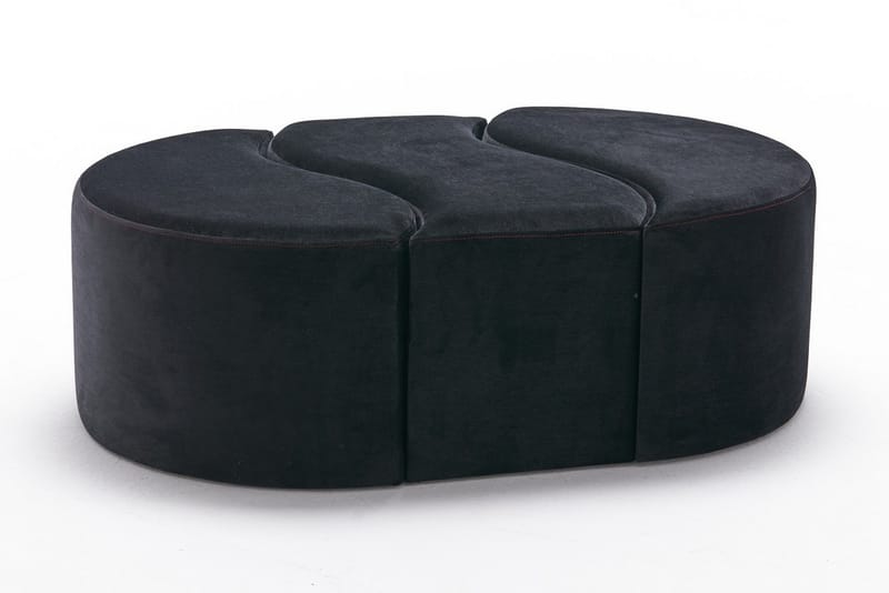 Sittpuff Alyas - Svart - Möbler - Fåtölj & stolar - Pall & puff - Sittpuff
