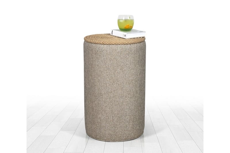 Sittpuff Arkues 31 cm - Mörkbeige - Möbler - Fåtölj & stolar - Pall & puff - Sittpuff