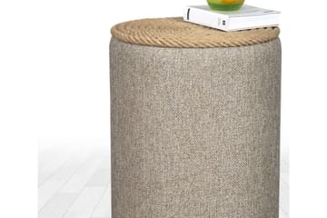 Sittpuff Arkues 31 cm - Mörkbeige - Möbler - Fåtölj & stolar - Pall & puff - Sittpuff
