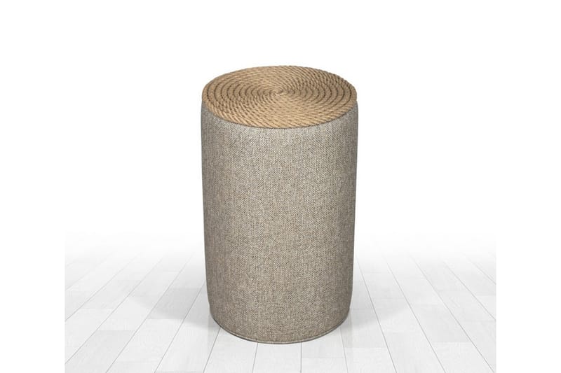 Sittpuff Arkues 31 cm - Mörkbeige - Möbler - Fåtölj & stolar - Pall & puff - Sittpuff