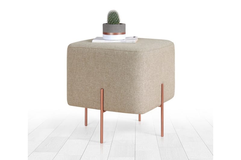 Sittpuff Armidale 40 cm - Brun - Möbler - Fåtölj & stolar - Pall & puff - Sittpuff
