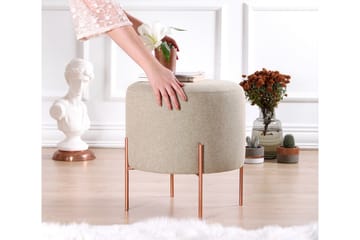 Sittpuff Armidale 40 cm - Brun - Möbler - Fåtölj & stolar - Pall & puff - Sittpuff