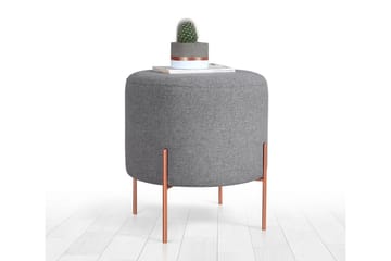 Sittpuff Armidale 40 cm - Grå - Möbler - Fåtölj & stolar - Pall & puff - Sittpuff