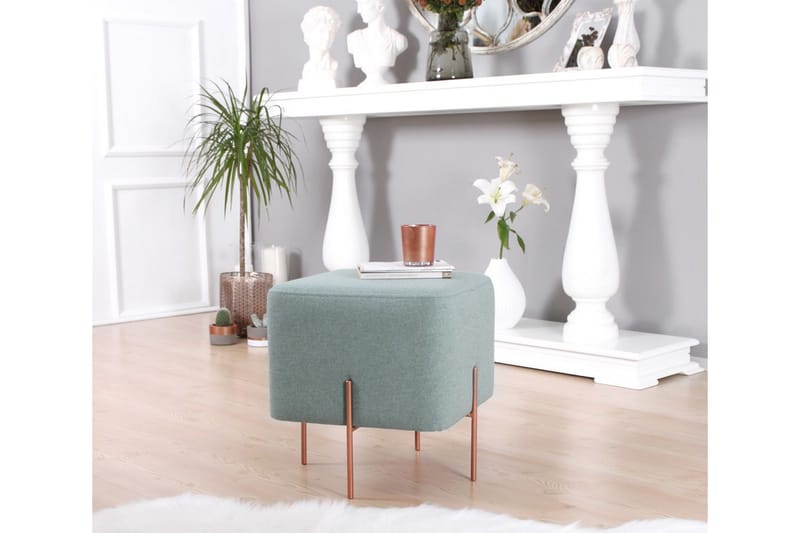 Sittpuff Armidale 40 cm - Havsgrön - Möbler - Fåtölj & stolar - Pall & puff - Sittpuff