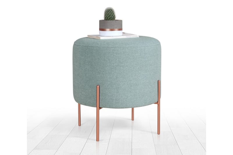 Sittpuff Armidale 40 cm - Havsgrön - Möbler - Fåtölj & stolar - Pall & puff - Sittpuff