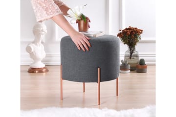 Sittpuff Armidale 40 cm - Mörkgrå - Möbler - Fåtölj & stolar - Pall & puff - Sittpuff