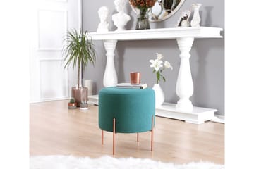 Sittpuff Armidale 40 cm - Turkos - Möbler - Fåtölj & stolar - Pall & puff - Sittpuff
