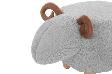 Sittpuff Arod - Grå - Möbler - Fåtölj & stolar - Pall & puff - Sittpuff
