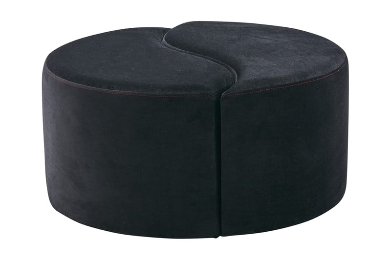 Sittpuff Auxois - Svart - Möbler - Fåtölj & stolar - Pall & puff - Sittpuff