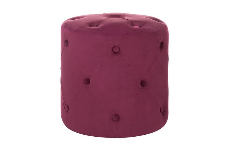 Sittpuff Birckett Sammet, Röd