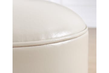 Sittpuff Chicopee 42 cm - Ljusbeige - Möbler - Fåtölj & stolar - Pall & puff - Sittpuff
