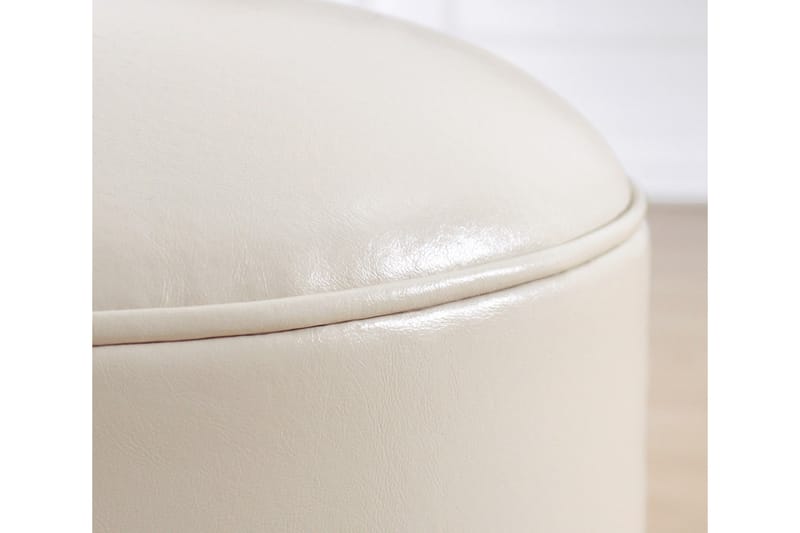Sittpuff Chicopee 42 cm - Ljusbeige - Möbler - Fåtölj & stolar - Pall & puff - Sittpuff