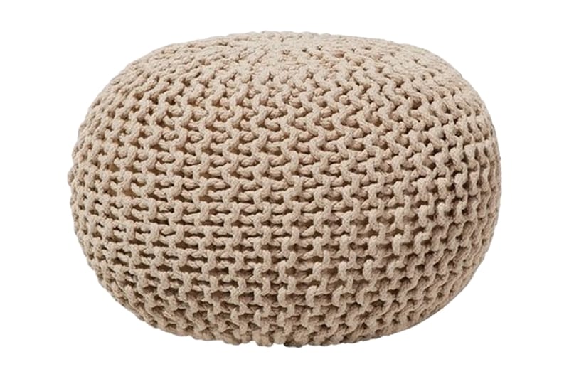 Sittpuff Conrad 40 cm - Beige - Möbler - Fåtölj & stolar - Pall & puff - Sittpuff