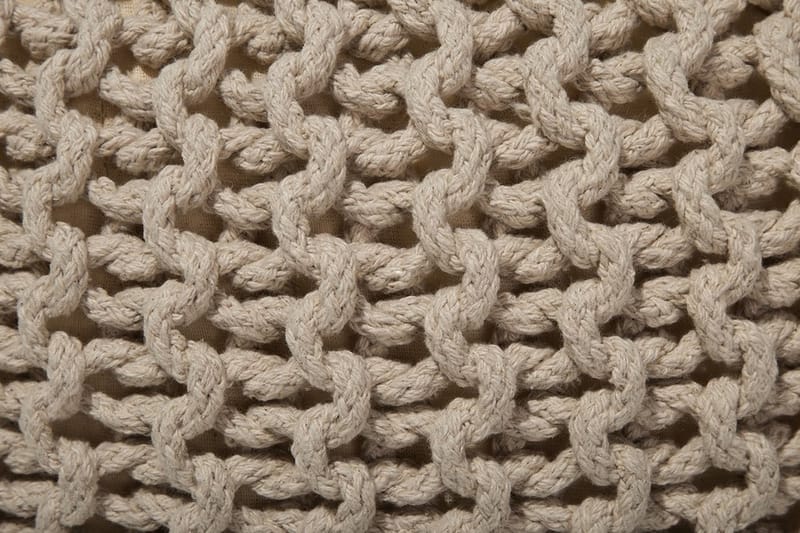 Sittpuff Conrad 40 cm - Beige - Möbler - Fåtölj & stolar - Pall & puff - Sittpuff