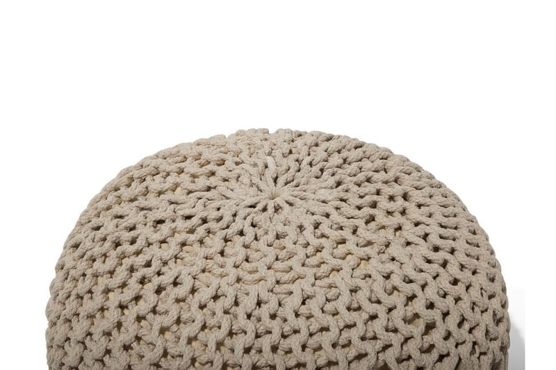 Sittpuff Conrad 40 cm - Beige - Möbler - Fåtölj & stolar - Pall & puff - Sittpuff
