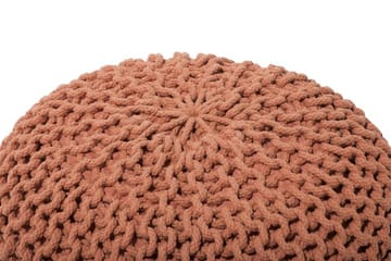 Sittpuff Conrad 50 cm - Brun - Möbler - Fåtölj & stolar - Pall & puff - Sittpuff
