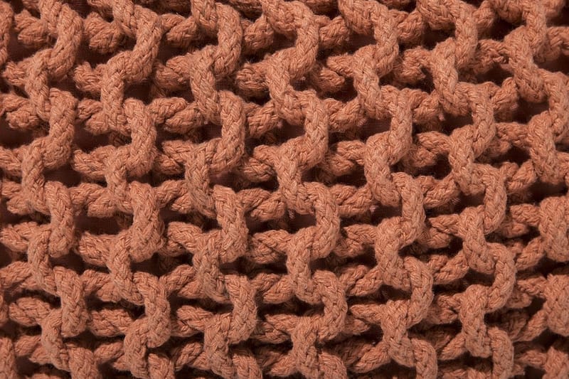Sittpuff Conrad 50 cm - Brun - Möbler - Fåtölj & stolar - Pall & puff - Sittpuff