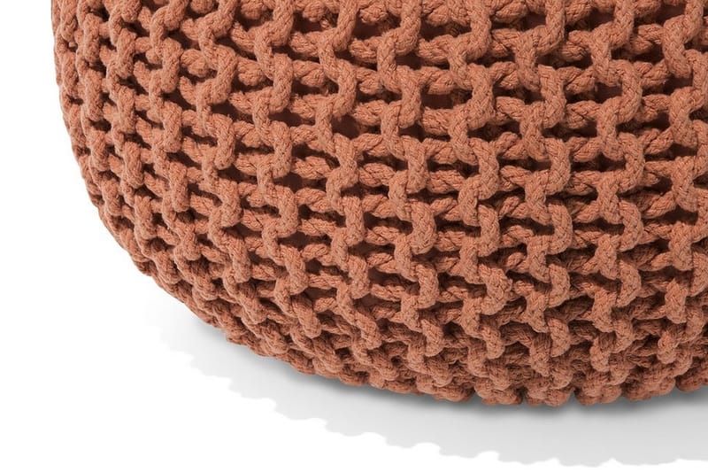 Sittpuff Conrad 50 cm - Brun - Möbler - Fåtölj & stolar - Pall & puff - Sittpuff