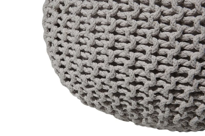 Sittpuff Conrad 50 cm - Grå - Möbler - Fåtölj & stolar - Pall & puff - Sittpuff