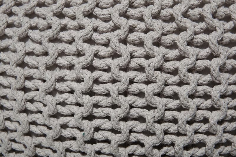Sittpuff Conrad 50 cm - Grå - Möbler - Fåtölj & stolar - Pall & puff - Sittpuff