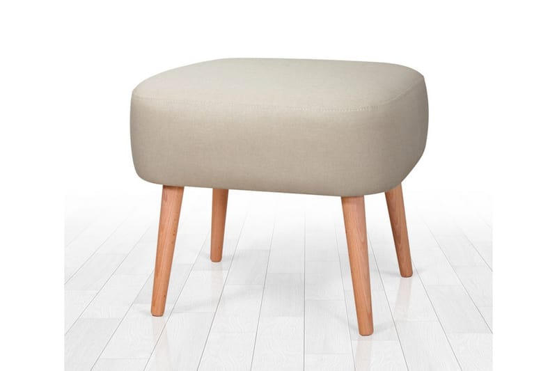 Sittpuff Eastchester 50 cm - Beige - Möbler - Fåtölj & stolar - Pall & puff - Sittpuff