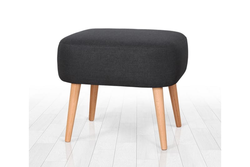 Sittpuff Eastchester 50 cm - Mörkgrå - Möbler - Fåtölj & stolar - Pall & puff - Sittpuff