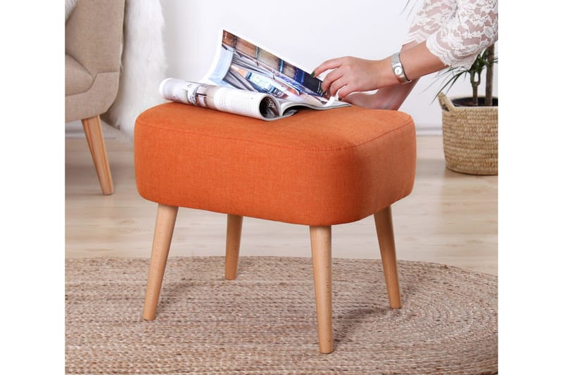 Sittpuff Eastchester 50 cm - Orange - Sittpuff