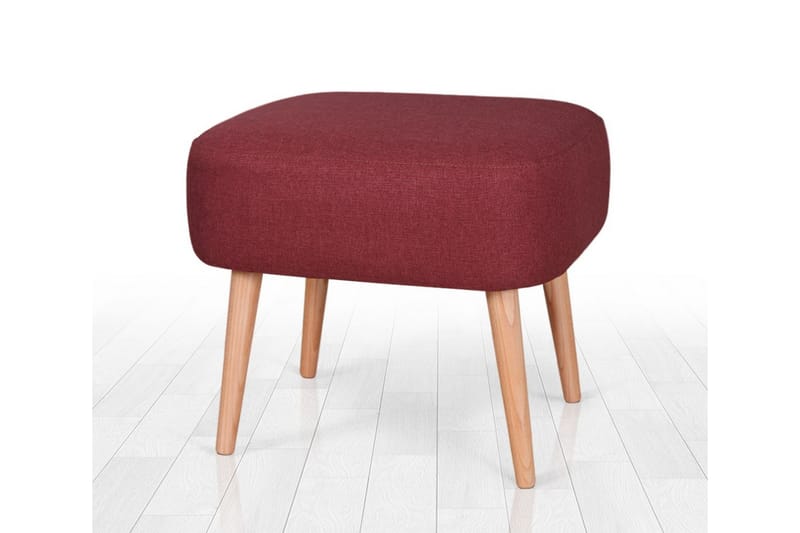 Sittpuff Eastchester 50 cm - Röd - Möbler - Fåtölj & stolar - Pall & puff - Sittpuff