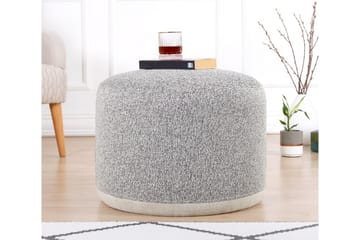 Sittpuff Germantown 51 cm - Grå - Möbler - Fåtölj & stolar - Pall & puff - Sittpuff