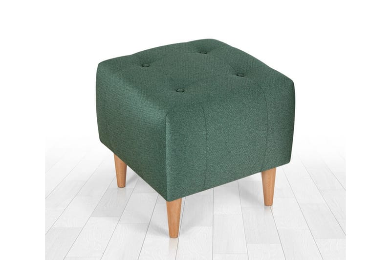 Sittpuff Hancock 43 cm - Grön - Möbler - Fåtölj & stolar - Pall & puff - Sittpuff