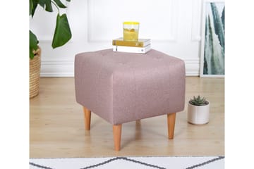 Sittpuff Hancock 43 cm - Rosa - Möbler - Fåtölj & stolar - Pall & puff - Sittpuff
