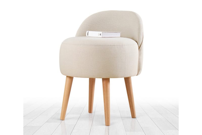 Sittpuff Hibbing 42 cm - Beige - Sittpuff