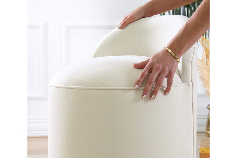 Sittpuff Kaneohe 45 cm - Beige - Möbler - Fåtölj & stolar - Pall & puff - Sittpuff