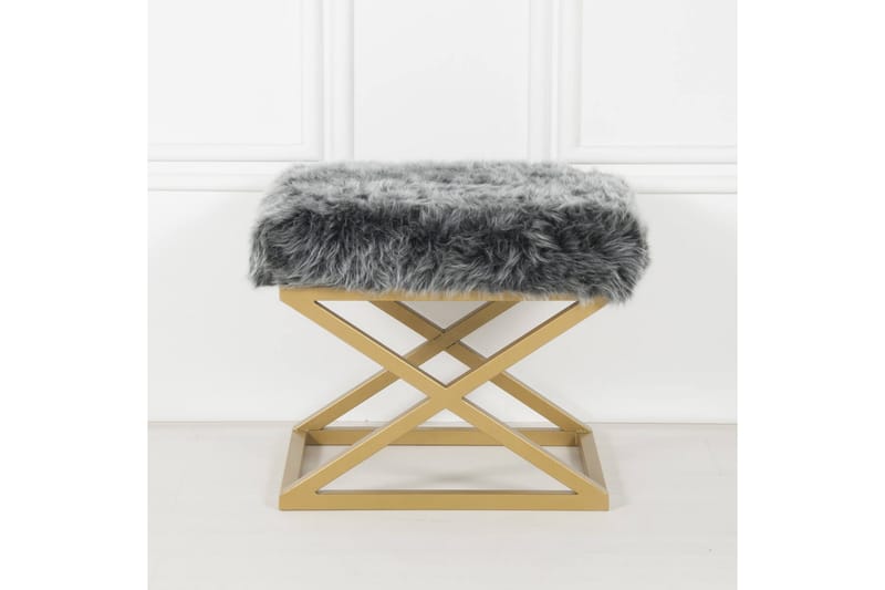 Sittpuff Mantu 50 cm - Grå - Möbler - Fåtölj & stolar - Pall & puff - Sittpuff
